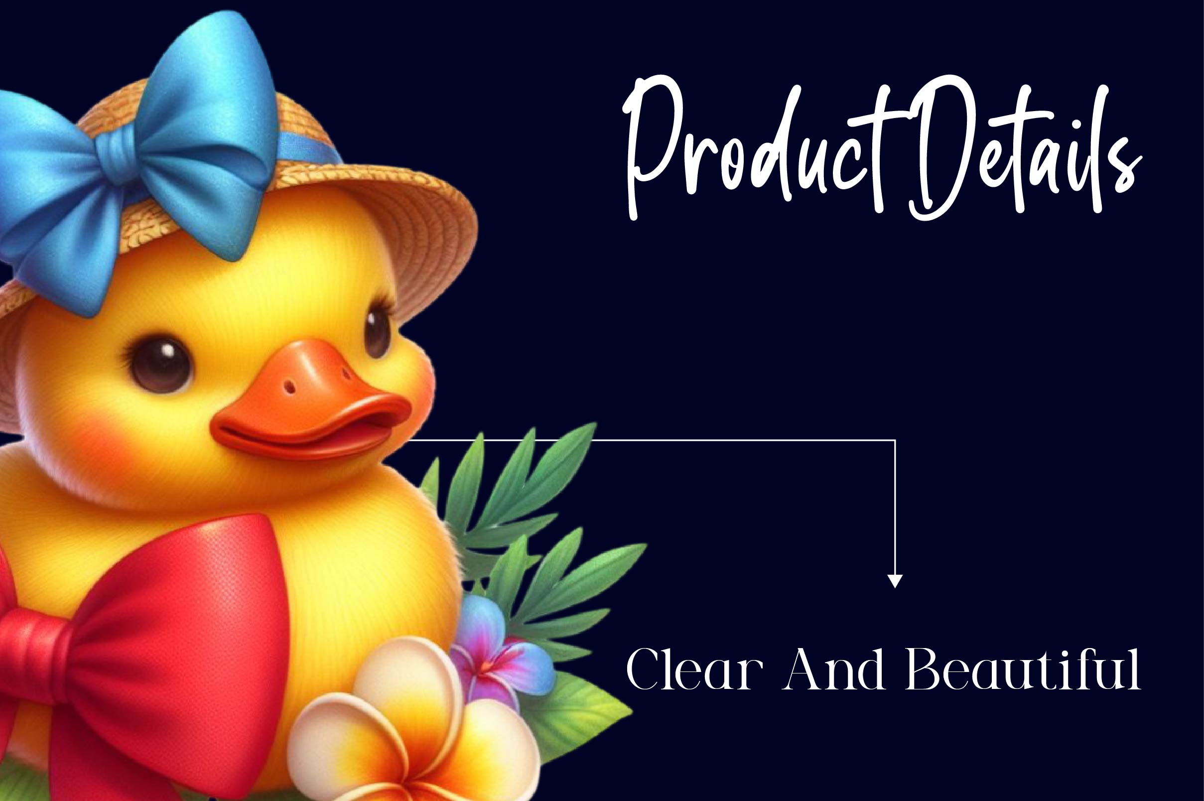 Duck Hawaiian Tropical Clipart Bundle - CraftNest - Digital Crafting and Art