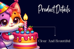 Birthday Animals Clipart Bundle - CraftNest - Digital Crafting and Art