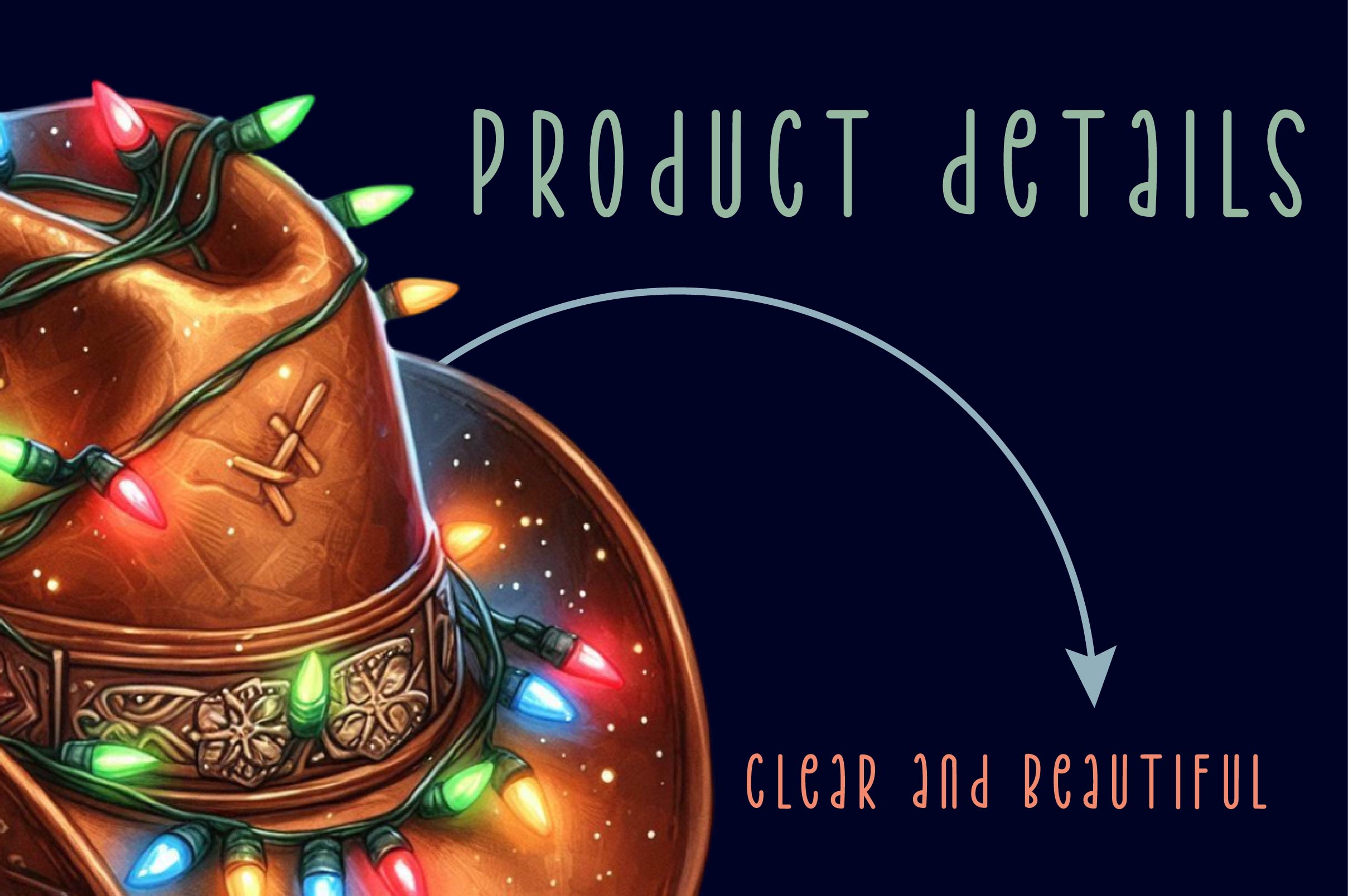 Christmas Cowboy Hat Clipart Bundle - CraftNest - Digital Crafting and Art