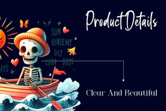 Funny Skeleton Sayings Summer Clipart Bundle - CraftNest - Digital Crafting and Art