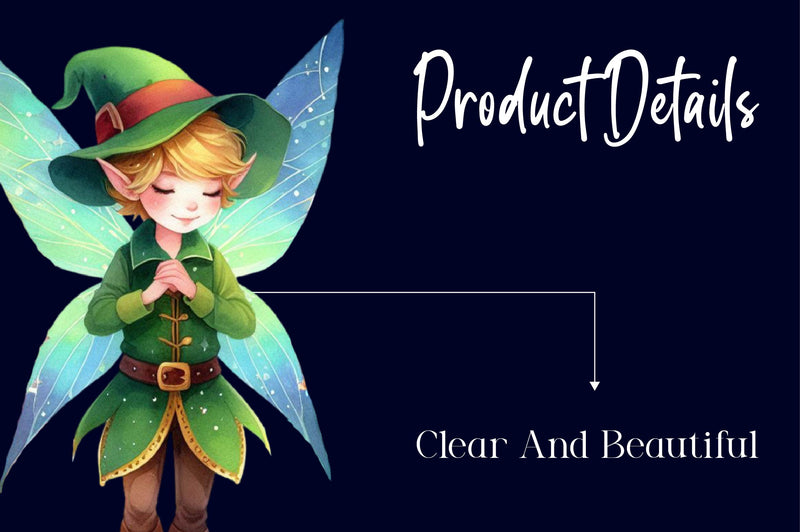 Cute Fairy Clipart Bundle - CraftNest - Digital Crafting and Art