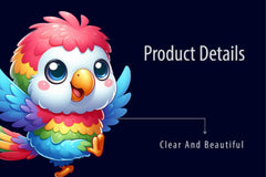 Baby Parot Clipart Bundle - CraftNest - Digital Crafting and Art