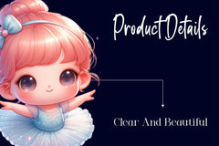 Cute Ballet Girl Clipart Bundle - CraftNest - Digital Crafting and Art