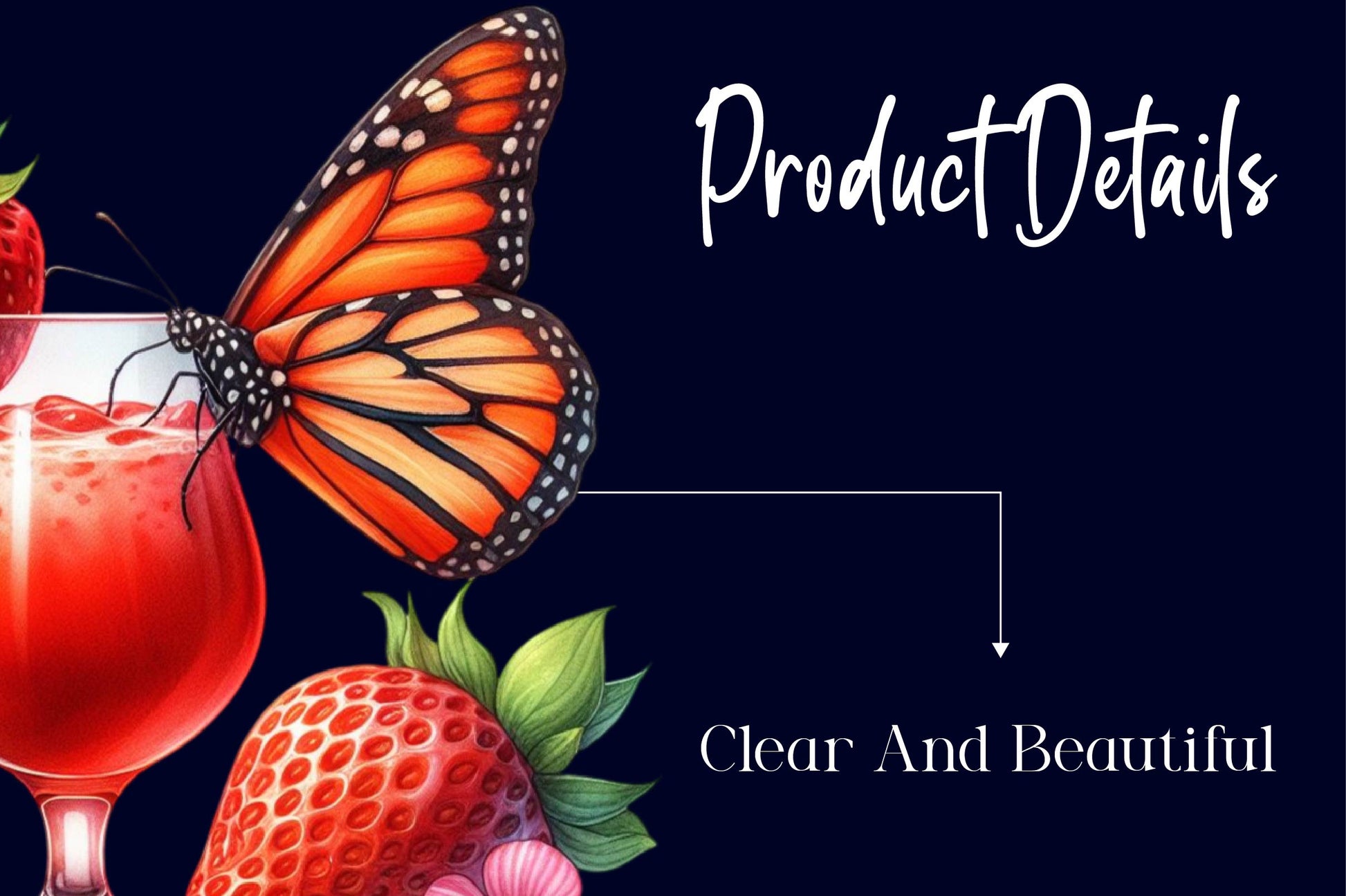 Strawberry Cocktail Clipart Bundle - CraftNest - Digital Crafting and Art