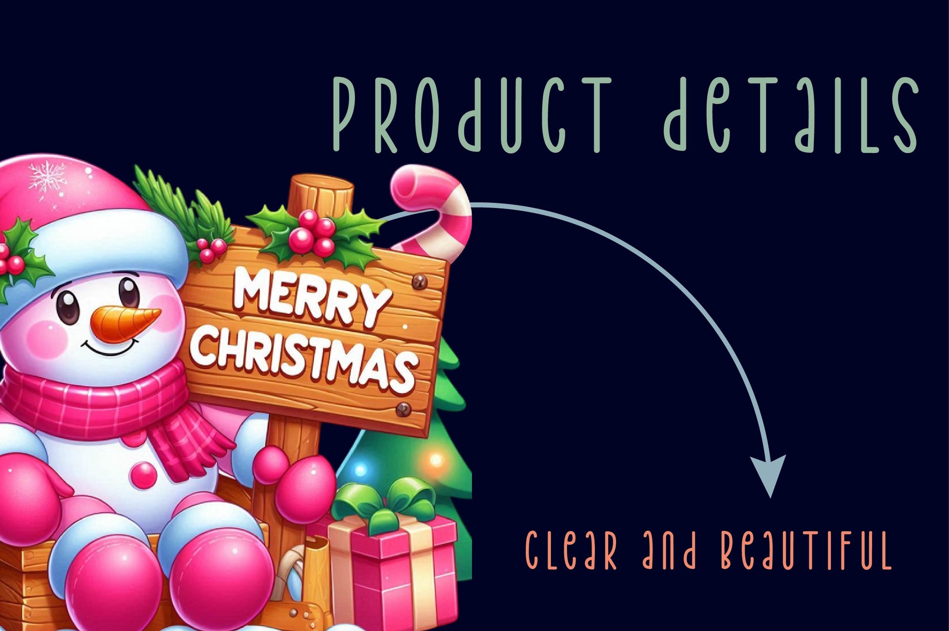 Cute Pink Christmas Snowman Clipart Bundle - CraftNest - Digital Crafting and Art