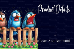 Funny Quirky Bird Clipart Bundle - CraftNest - Digital Crafting and Art
