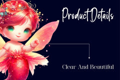 Cute Mermaid Fairy Clipart Bundle - CraftNest - Digital Crafting and Art