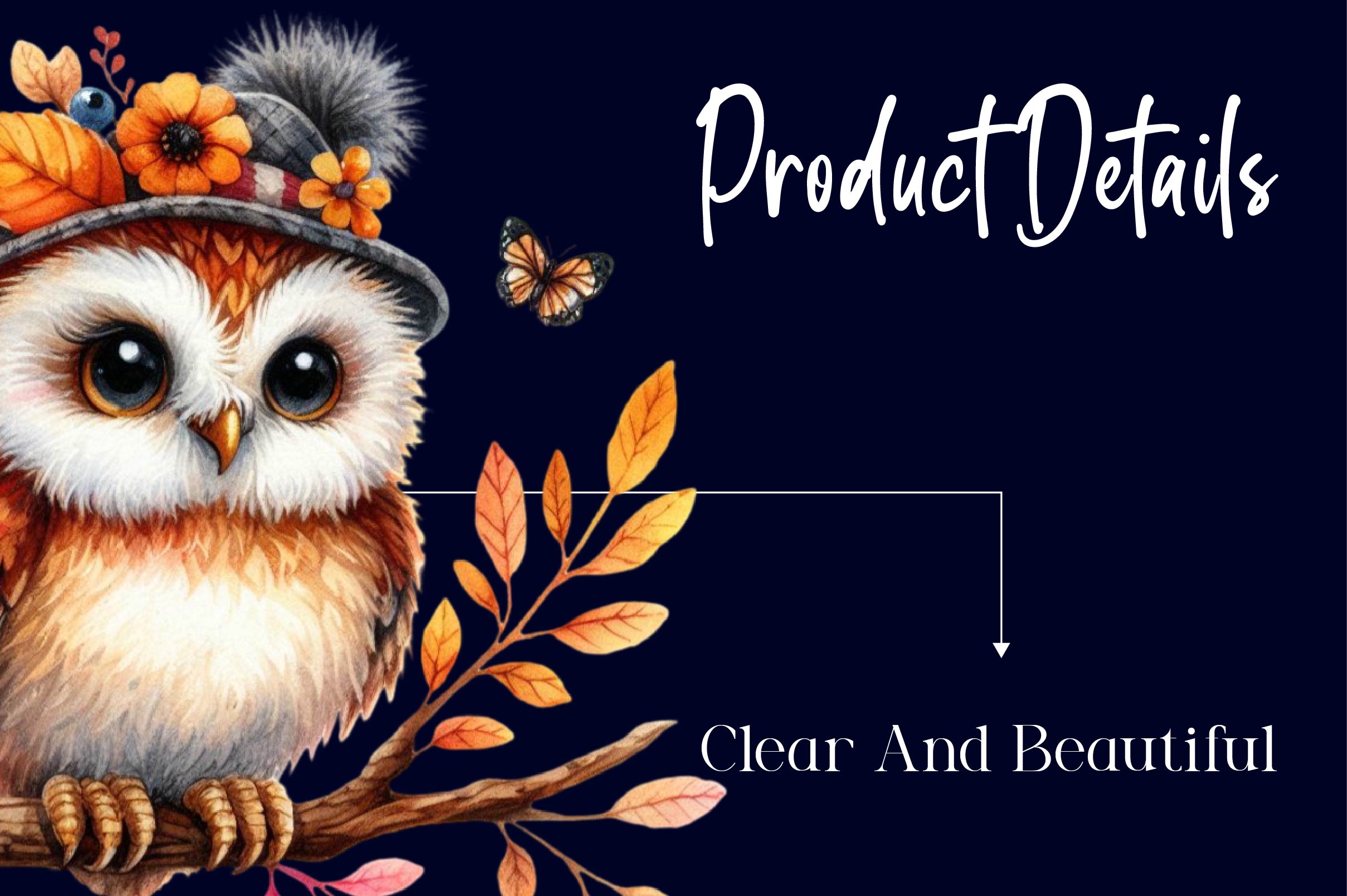 Cute Autumn Owl Clipart Bundle - CraftNest - Digital Crafting and Art