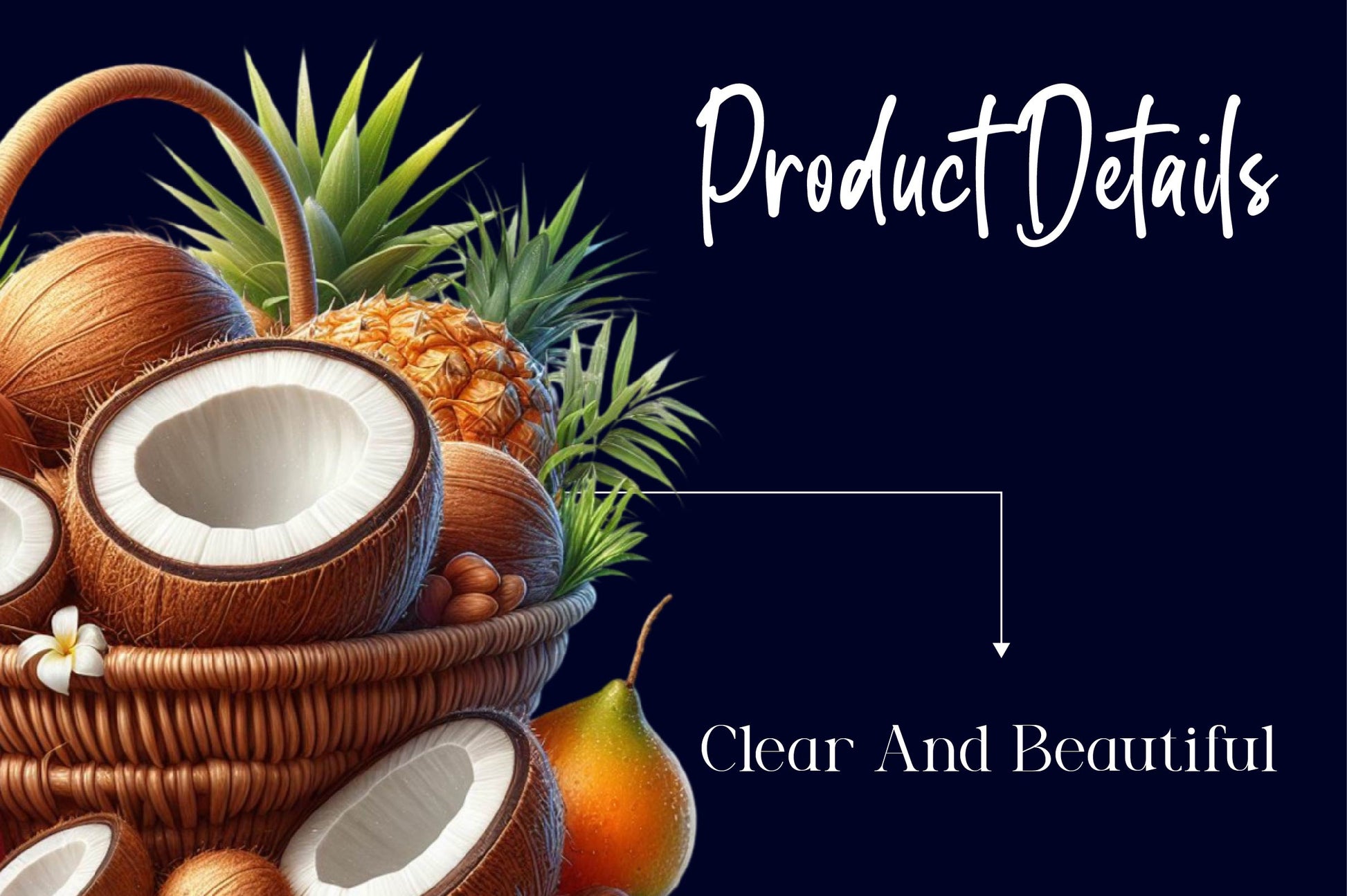 Summer Coconut Clipart Bundle - CraftNest - Digital Crafting and Art