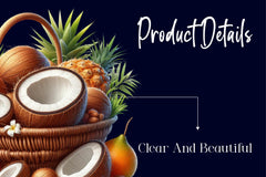 Summer Coconut Clipart Bundle - CraftNest - Digital Crafting and Art