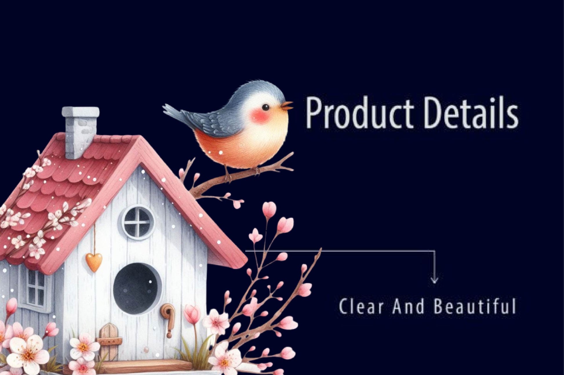 Spring Bird Houses Clipart Bundle - CraftNest - Digital Crafting and Art