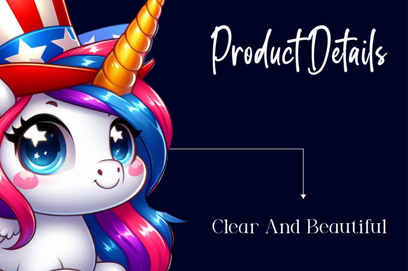 4Th Of July Unicorn Clipart Bundle - CraftNest - Digital Crafting and Art