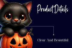 Funny Halloween Scary Cat Clipart Bundle - CraftNest - Digital Crafting and Art