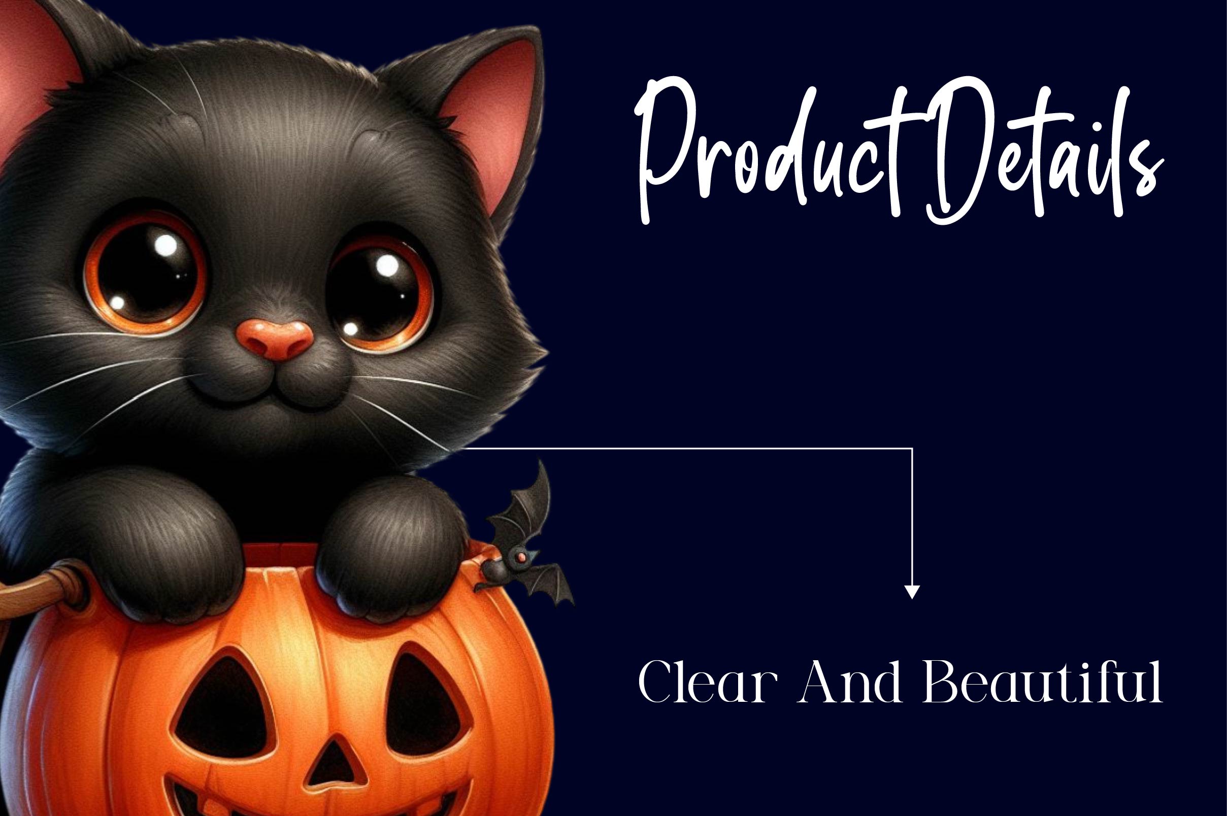 Funny Halloween Scary Cat Clipart Bundle - CraftNest - Digital Crafting and Art