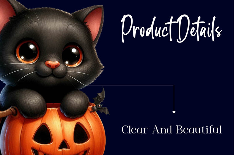 Funny Halloween Scary Cat Clipart Bundle - CraftNest - Digital Crafting and Art