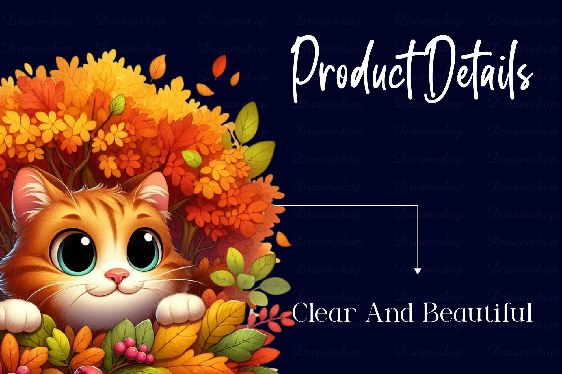 Cute Autumn Cat Clipart Bundle - CraftNest - Digital Crafting and Art