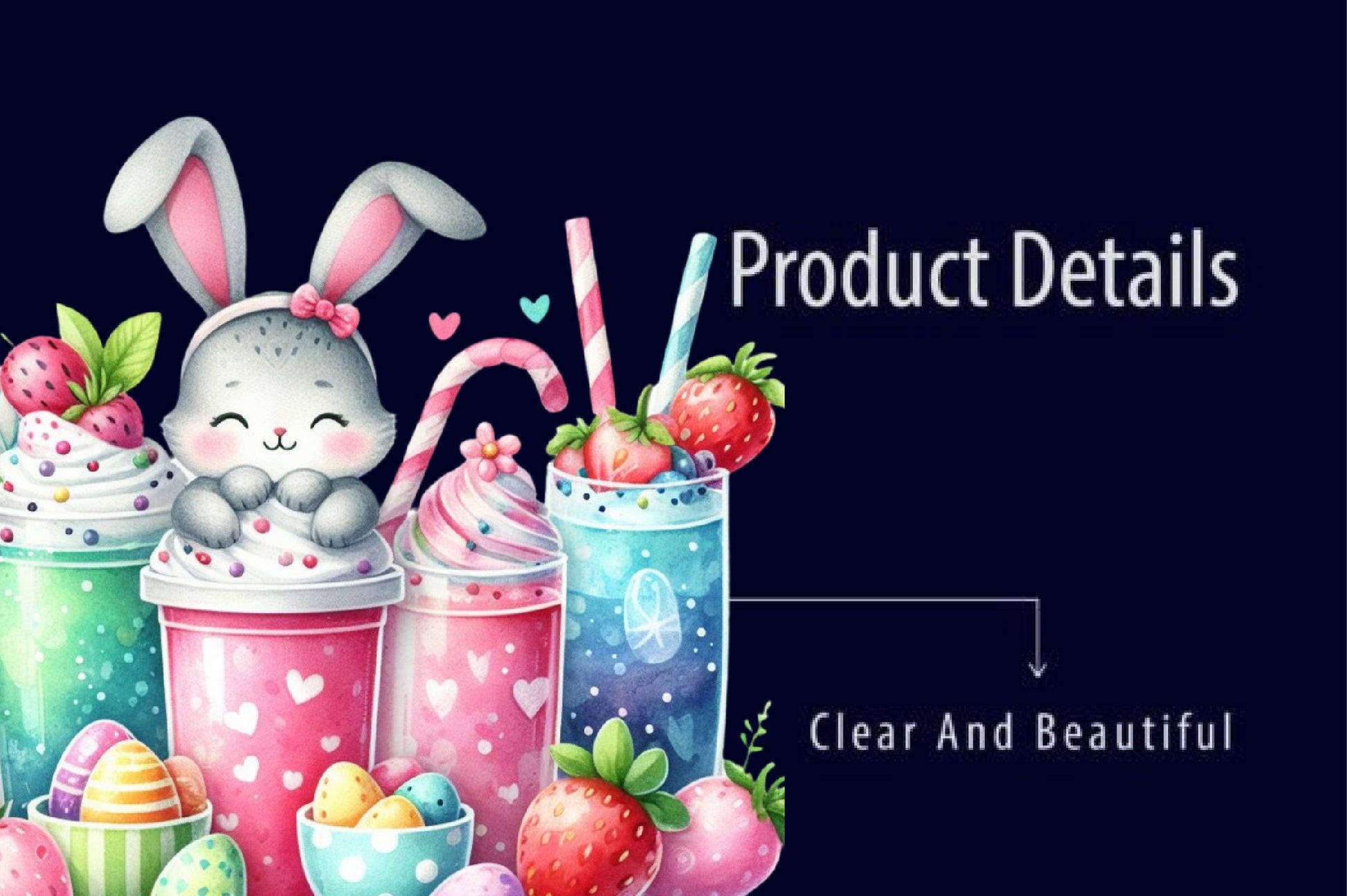 Cute Easter Drinks Clipart Bundle - CraftNest - Digital Crafting and Art