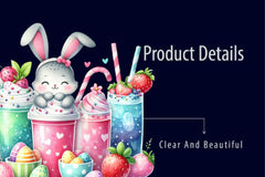 Cute Easter Drinks Clipart Bundle - CraftNest - Digital Crafting and Art