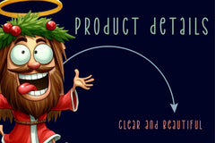 Funny Christmas Jesus Clipart Bundle - CraftNest - Digital Crafting and Art