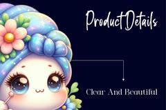 Floral Snail Clipart Bundle - CraftNest - Digital Crafting and Art