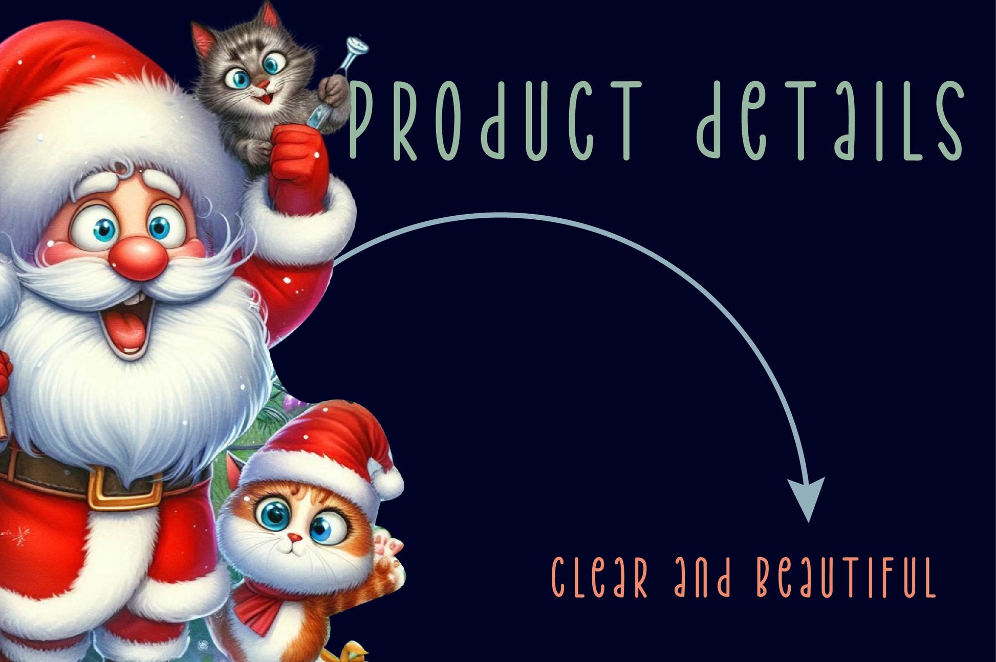 Funny Christmas Santa Clipart Bundle 4 - CraftNest - Digital Crafting and Art