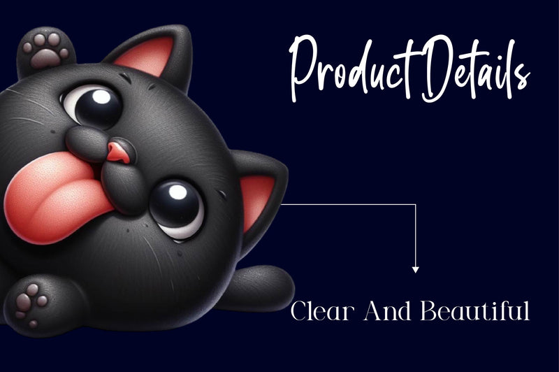 Funny Black Cats Cute Cat Clipart Bundle - CraftNest - Digital Crafting and Art