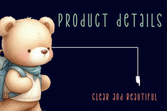 Teddy Bear Clipart Bundle 2 - CraftNest - Digital Crafting and Art