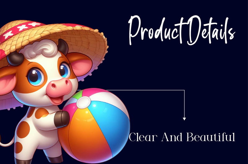 Funny Cow In Pool Party Clipart Bundle - CraftNest - Digital Crafting and Art