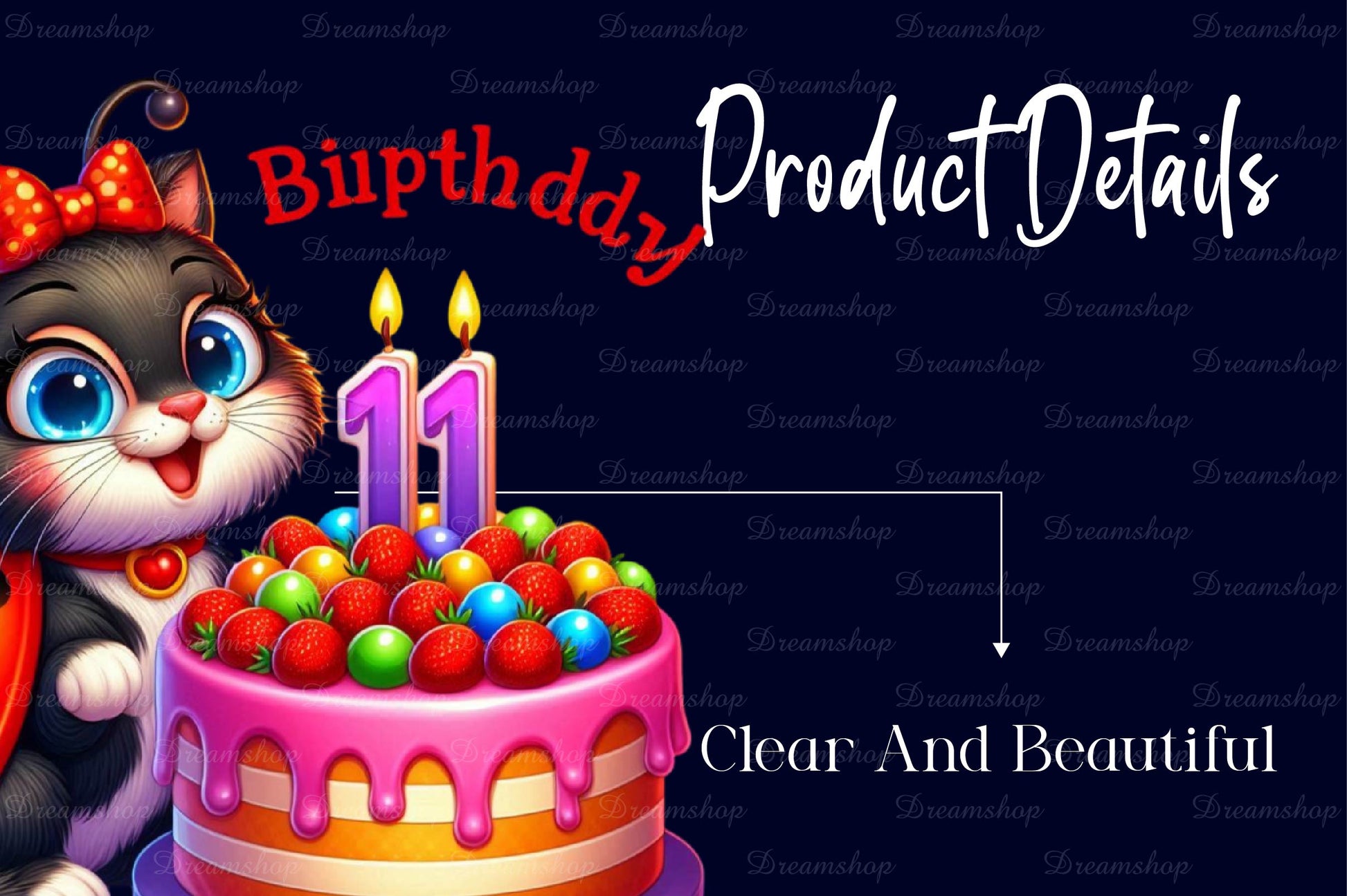 14 Cute Birthday Animals Clipart Bundle - CraftNest - Digital Crafting and Art