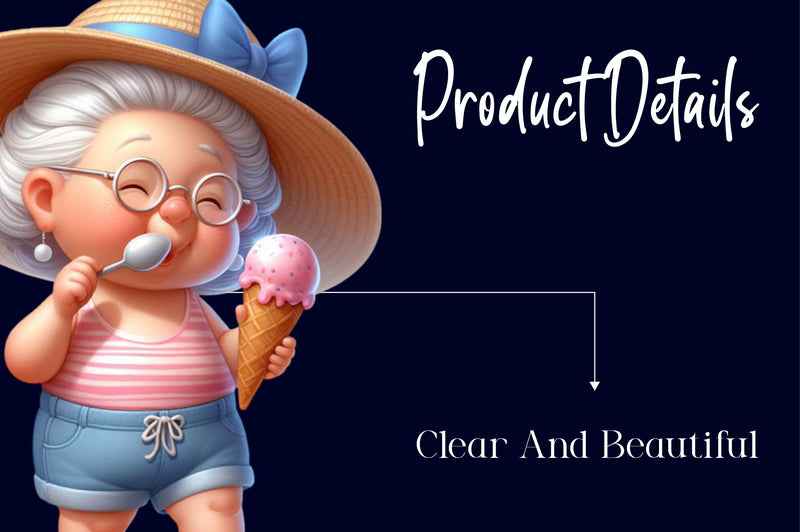 Funny Summer Grandma Clipart Bundle - CraftNest - Digital Crafting and Art