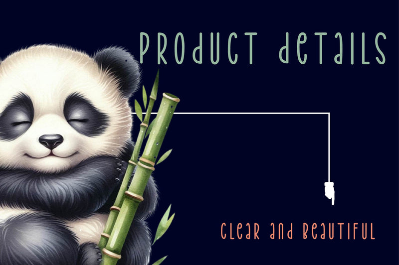 Bamboo Panda Cub Clipart Bundle - CraftNest - Digital Crafting and Art