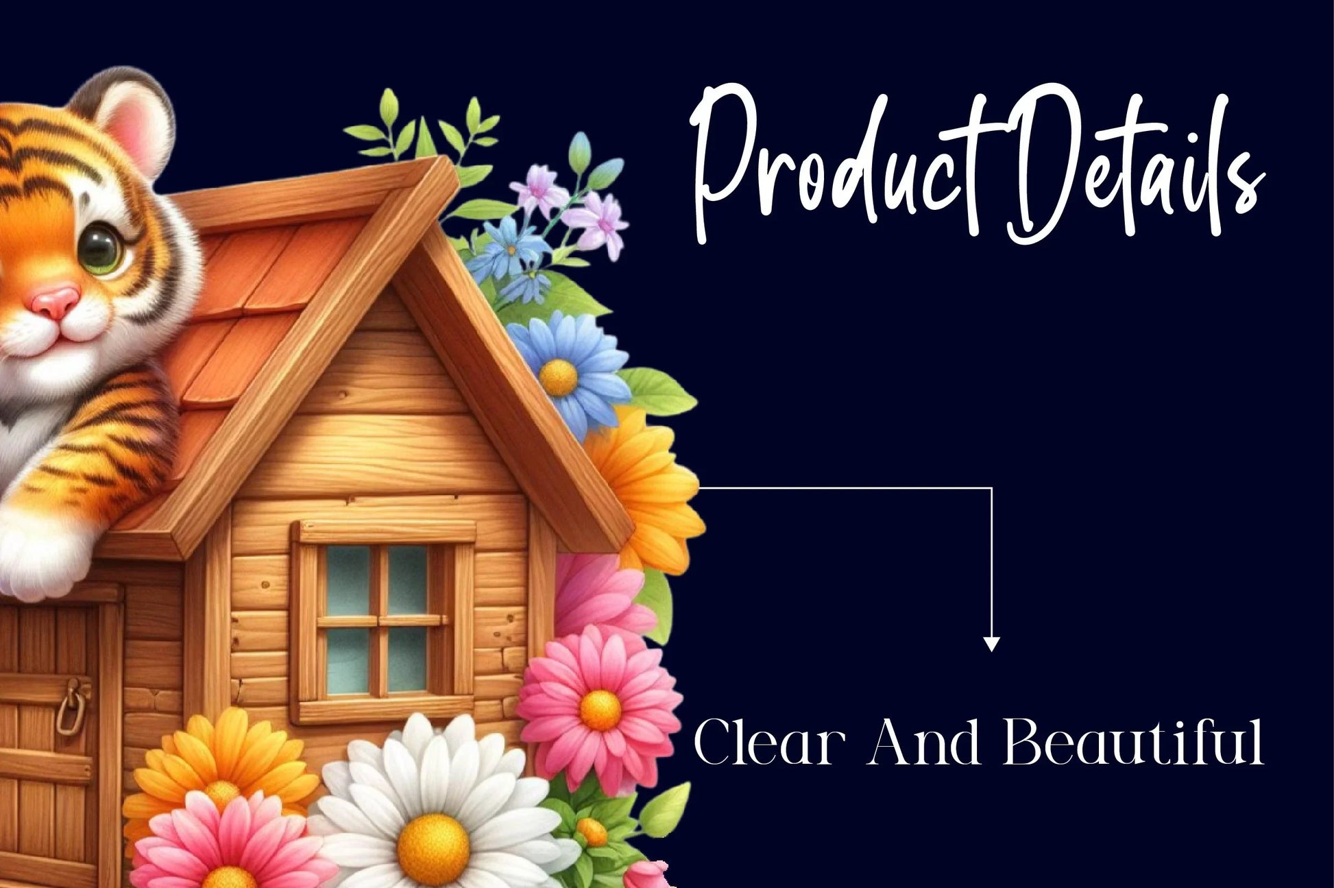 Cute Spring Tiger Clipart Bundle - CraftNest - Digital Crafting and Art