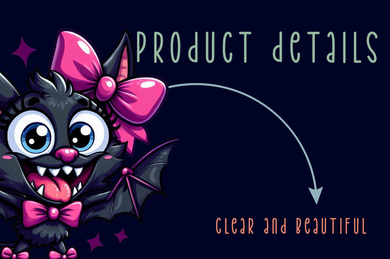 Cute Coquette Bat Bow Halloween Clipart Bundle - CraftNest - Digital Crafting and Art