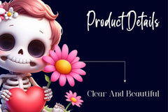 Spring Skeleton Clipart Bundle - CraftNest - Digital Crafting and Art