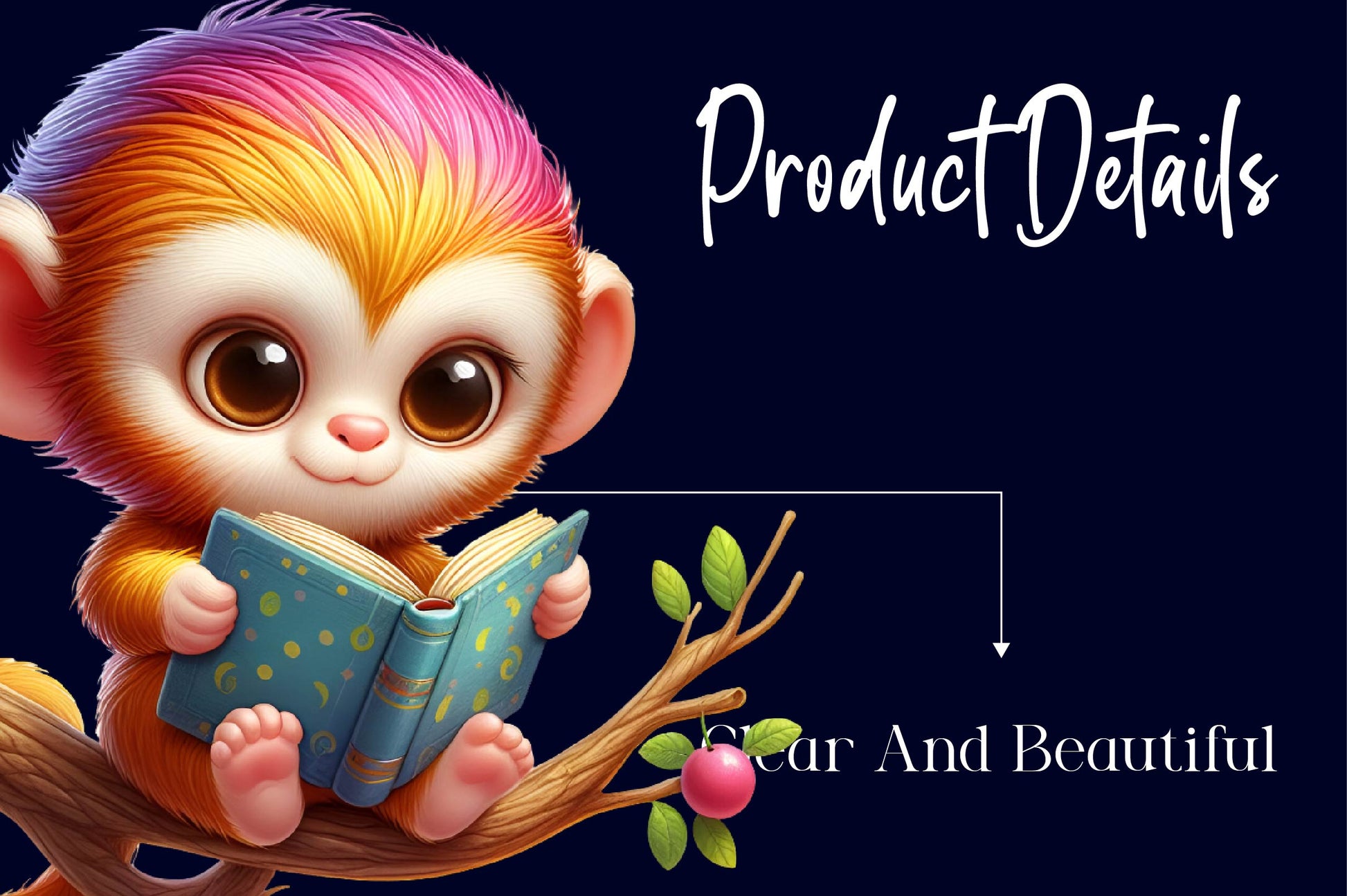 Animals Reading Book Clipart Bundle - CraftNest - Digital Crafting and Art