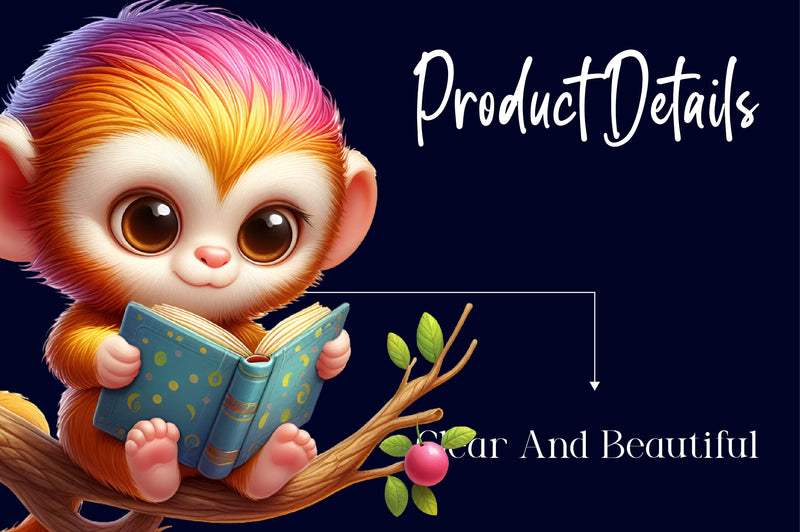 Animals Reading Book Clipart Bundle - CraftNest - Digital Crafting and Art