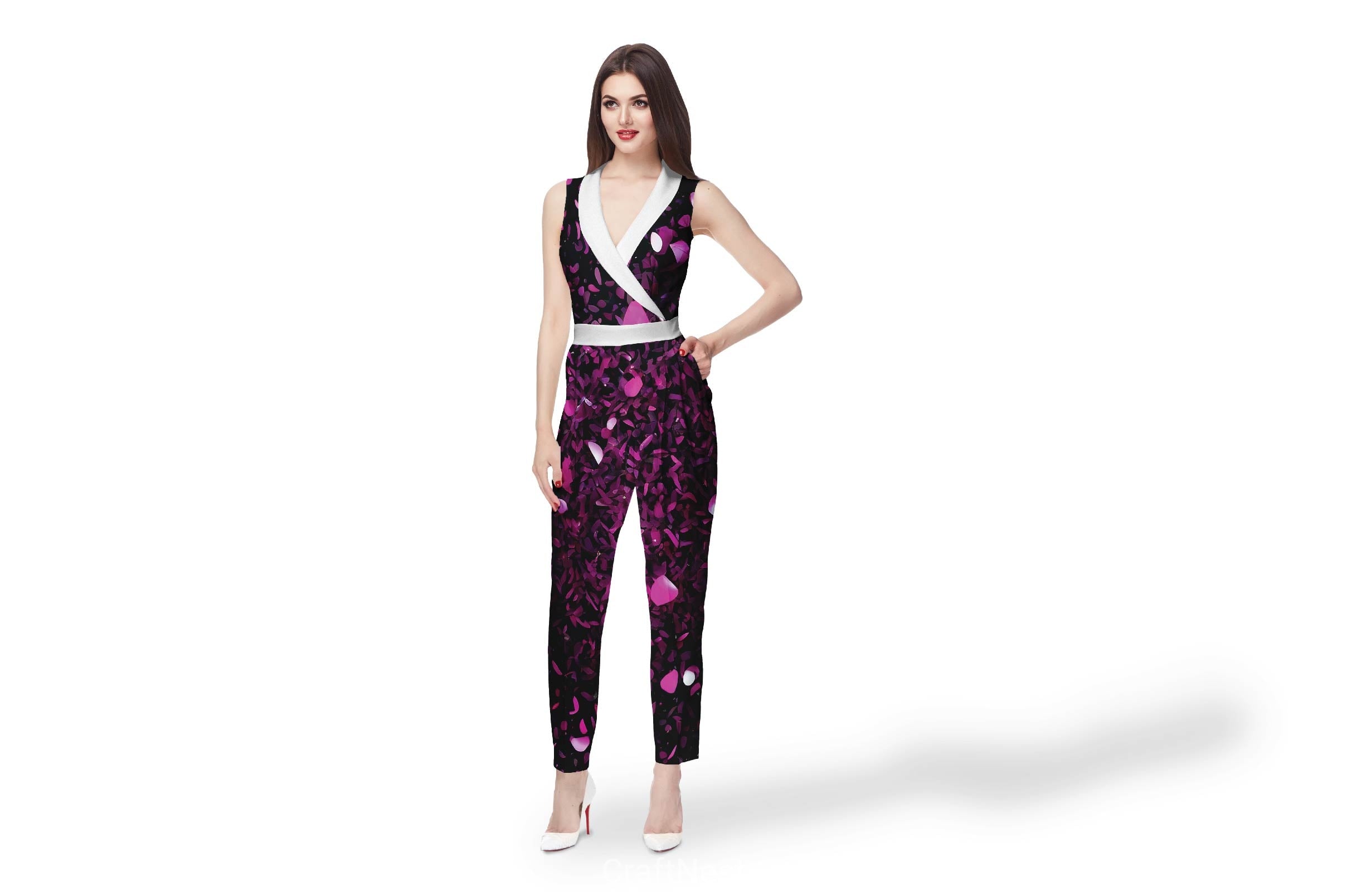 Pink And Black Glam Digital Papers - CraftNest - Digital Crafting and Art