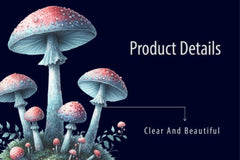 Magic Mushrooms Clipart Bundle - CraftNest - Digital Crafting and Art