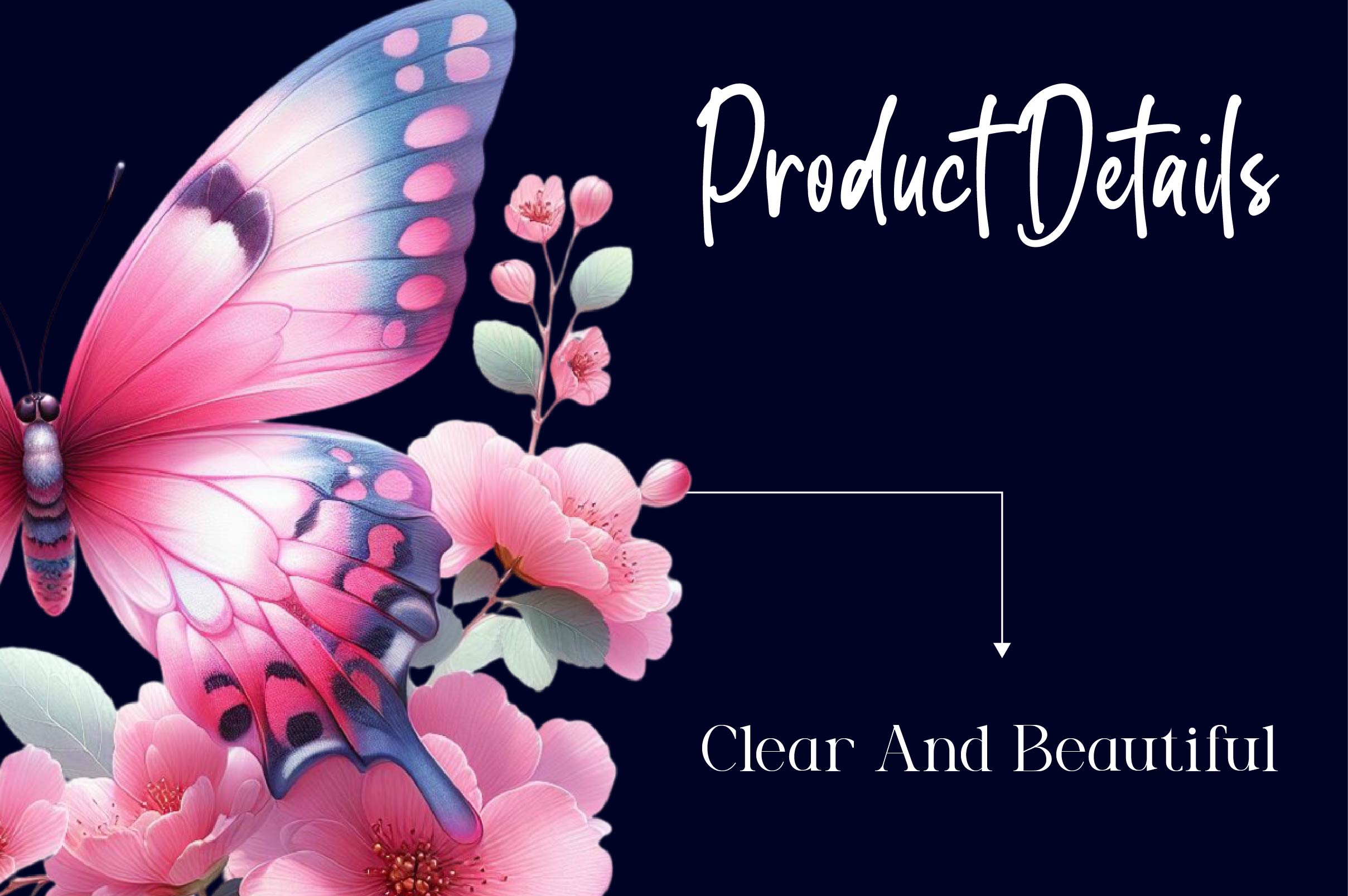 Coquette Pink Butterfly Clipart Bundle - CraftNest - Digital Crafting and Art