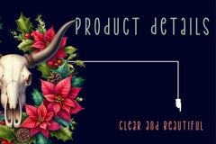 Christmas Cow Skull Clipart Bundle - CraftNest - Digital Crafting and Art