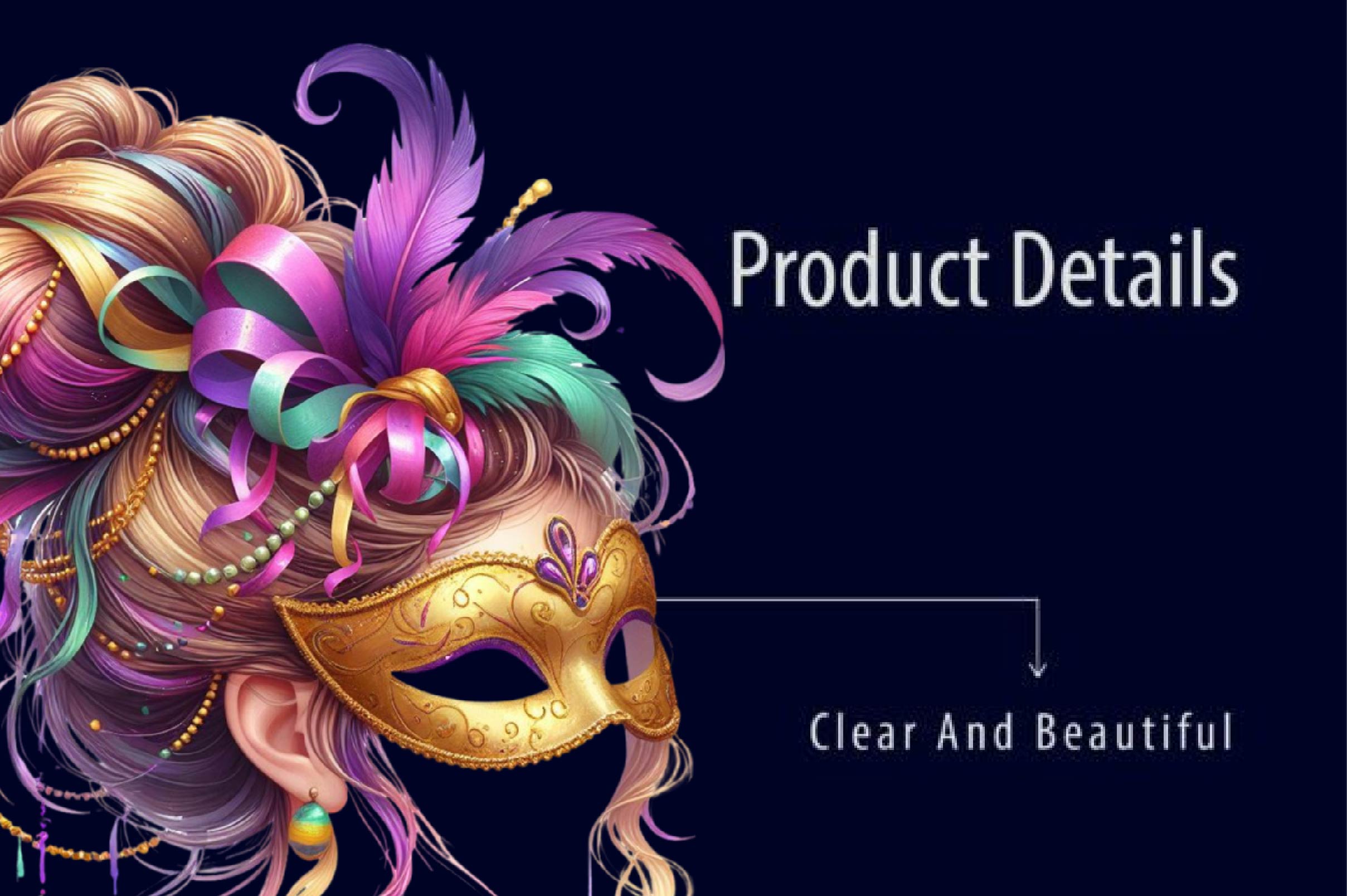 Mardi Gras Mama Messy Bun Clipart Bundle - CraftNest - Digital Crafting and Art