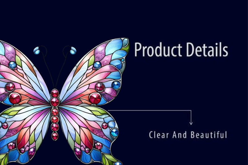 Stained Glass Butterflies Clipart Bundle - CraftNest - Digital Crafting and Art