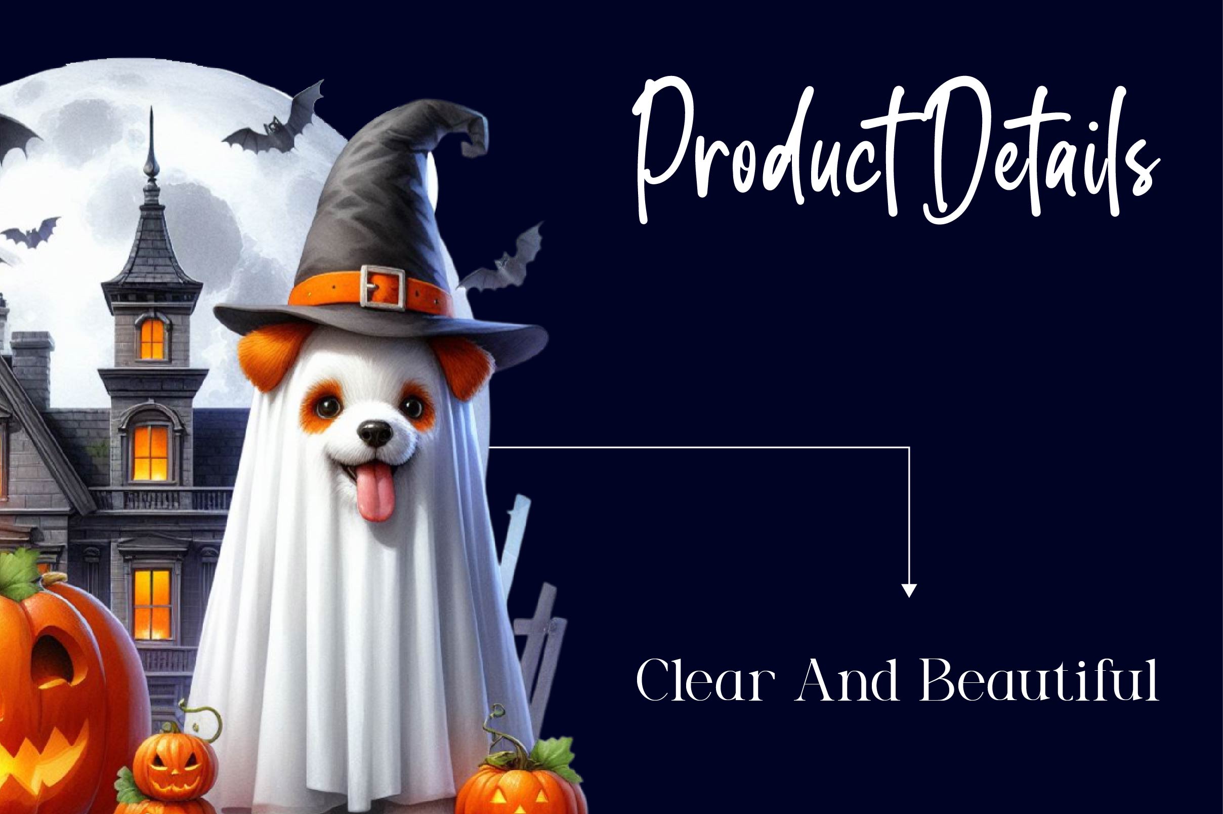 Ghost Dog Clipart Bundle - CraftNest - Digital Crafting and Art