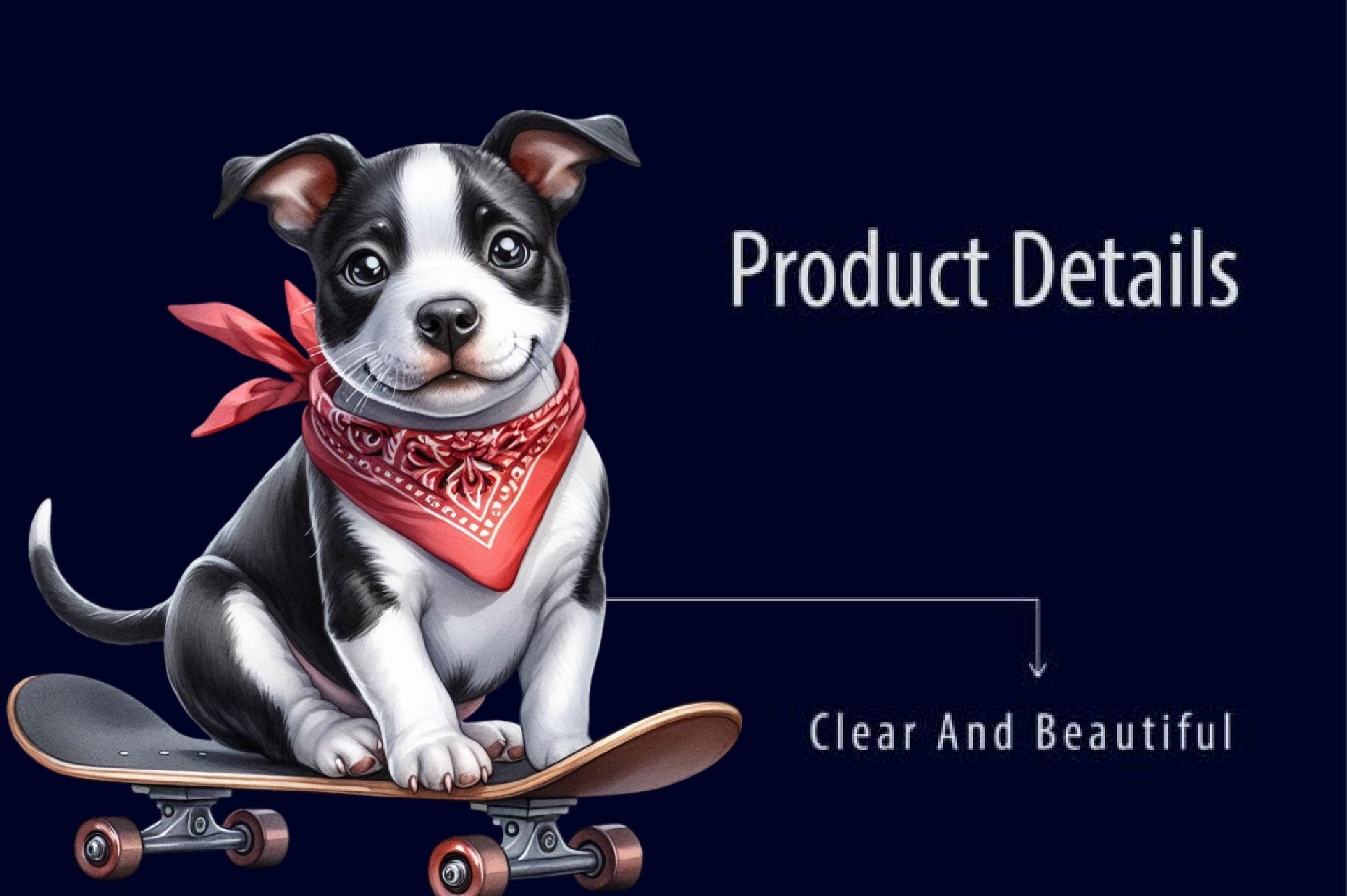 Cute Dogs Black Bandana Clipart Bundle - CraftNest - Digital Crafting and Art