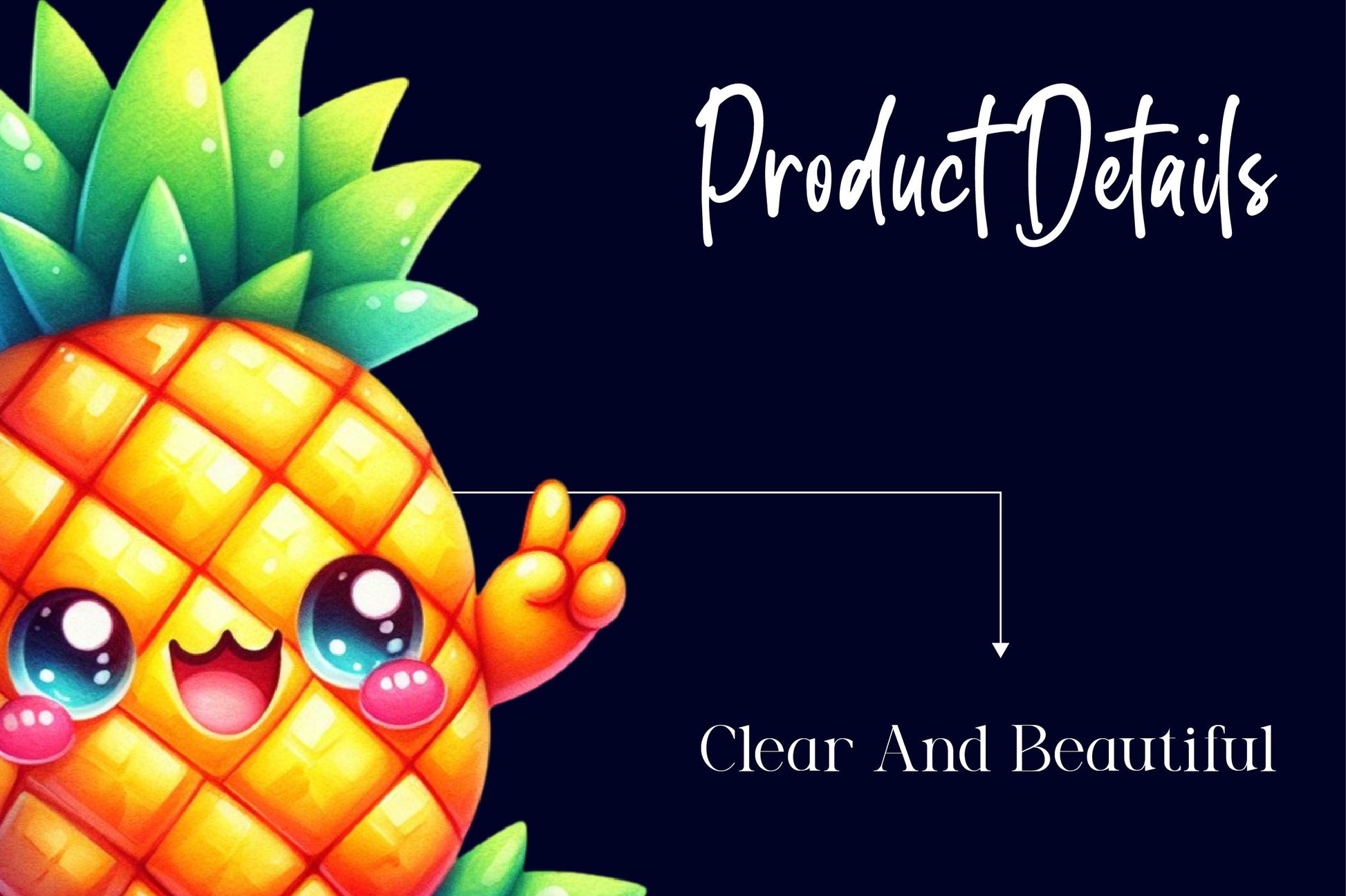 Summer Kawaii Pineapple Clipart Bundle - CraftNest - Digital Crafting and Art