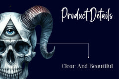 Skull With Horns Clipart Bundle 1 - CraftNest - Digital Crafting and Art