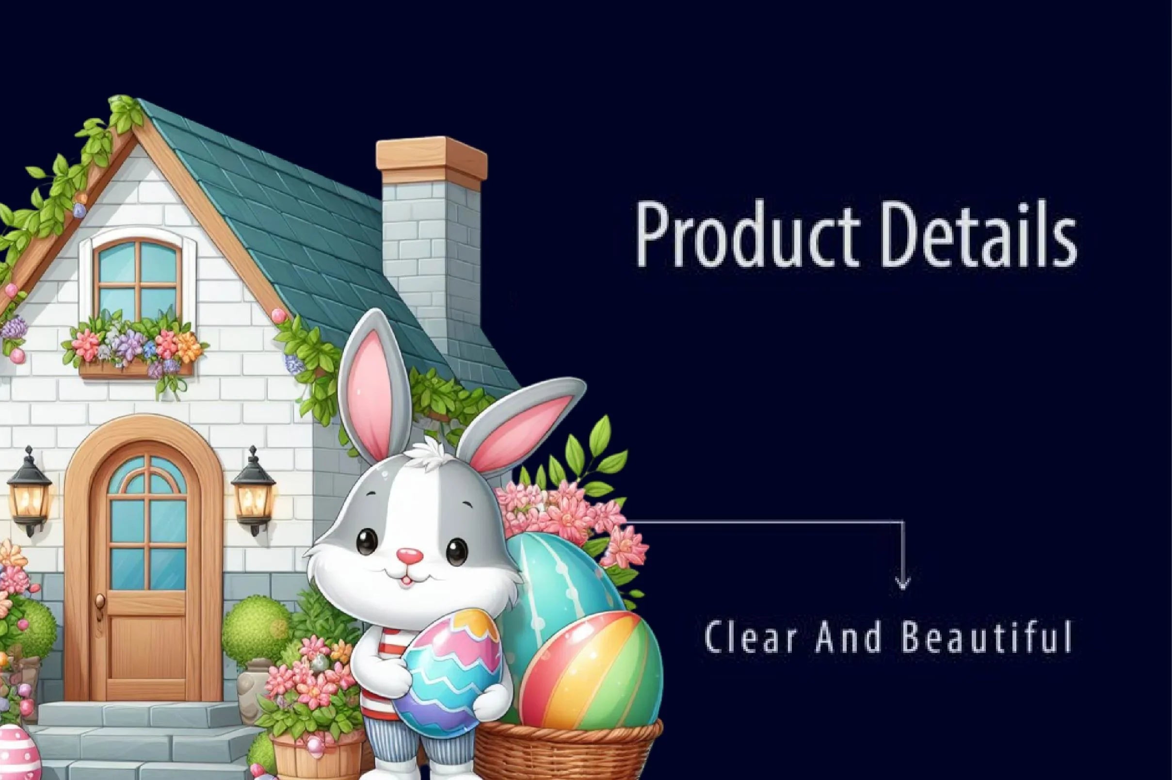 Easter Houses Clipart Bundle - CraftNest - Digital Crafting and Art