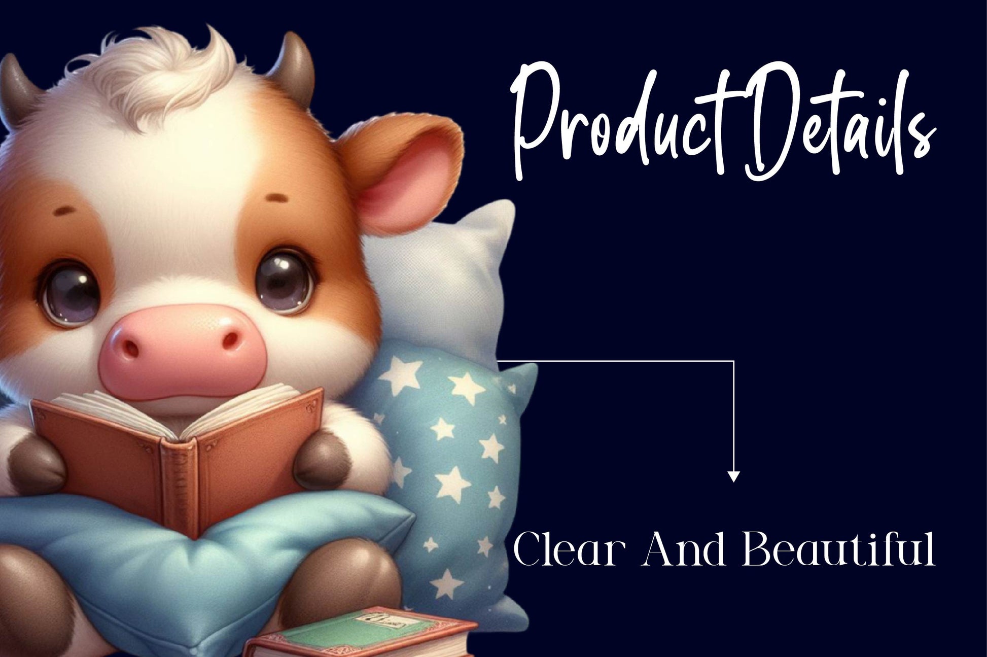 Cute Baby Cow Clipart Bundle - CraftNest - Digital Crafting and Art