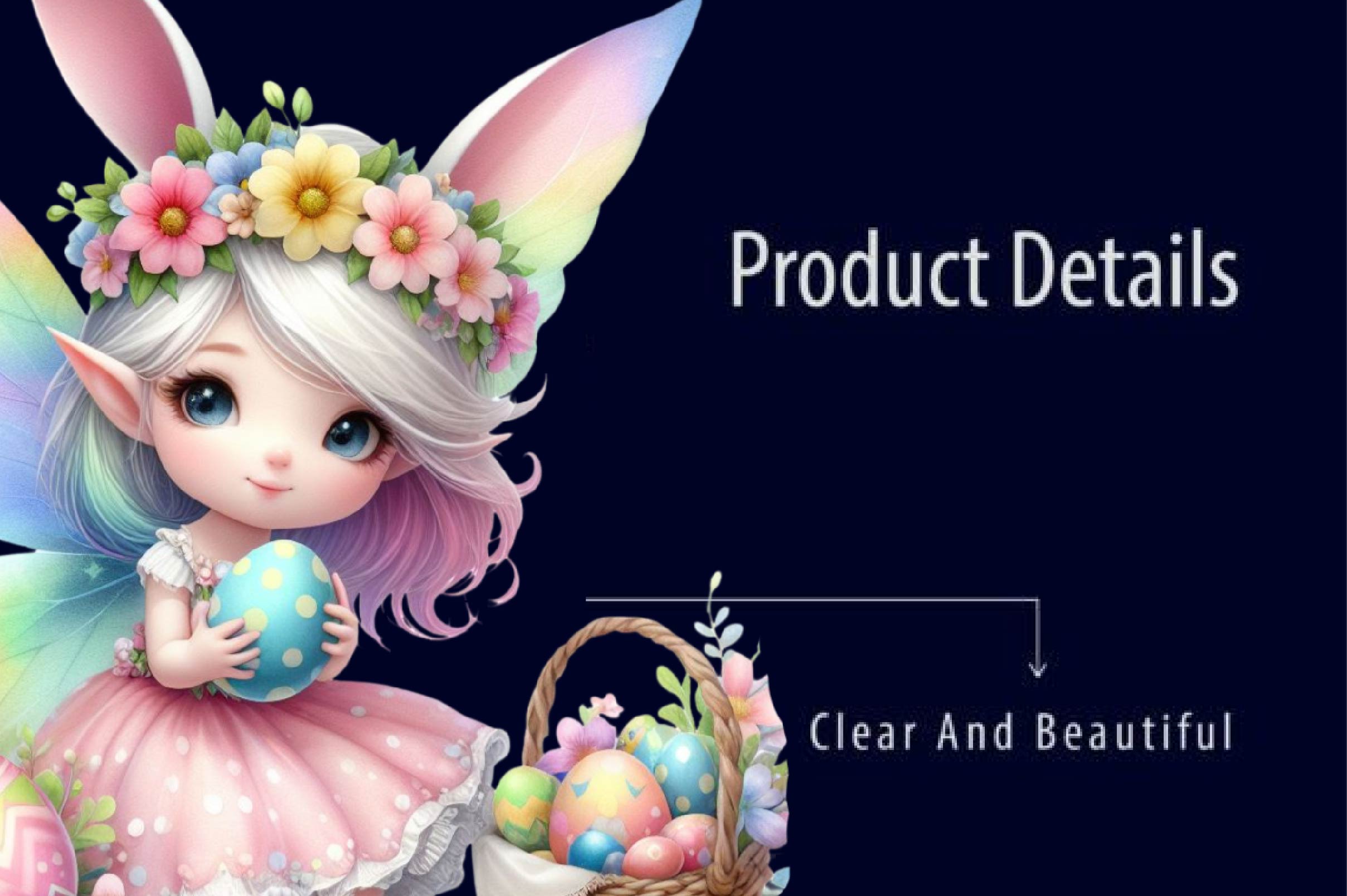 Easter Fairies Clipart Bundle 1 - CraftNest - Digital Crafting and Art