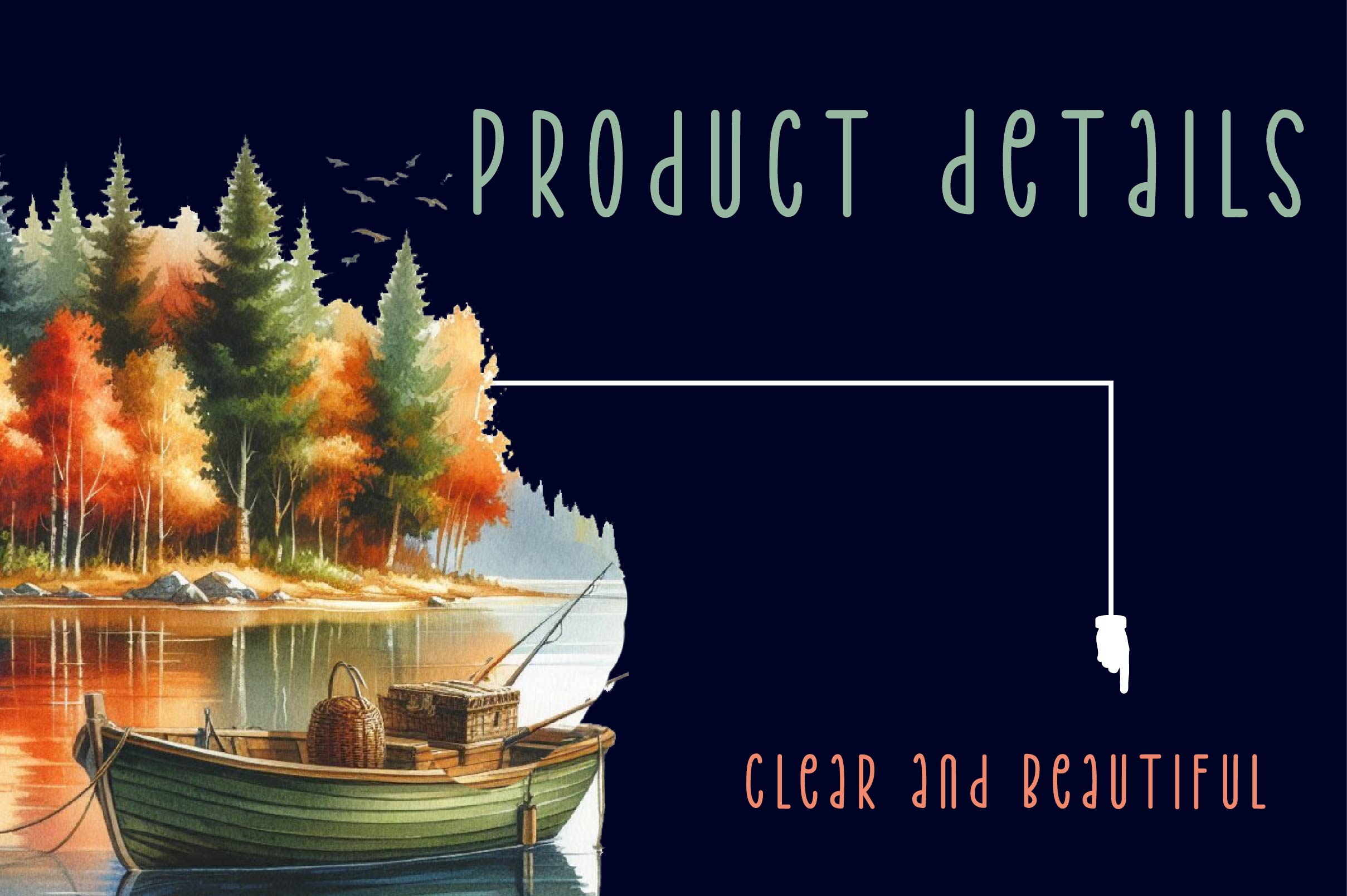 Autumn Lake View Clipart Bundle - CraftNest - Digital Crafting and Art